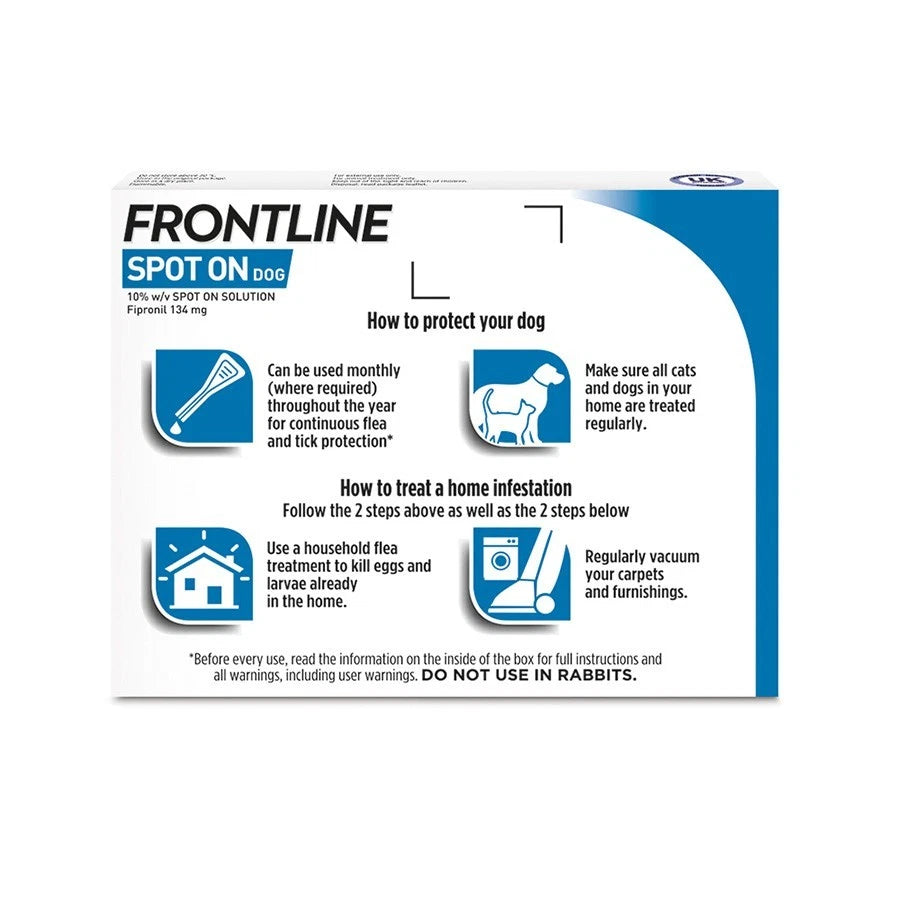 FRONTLINE SPOT-ON Flea & Tick Treatment for Medium Dogs (10kg-20kg)