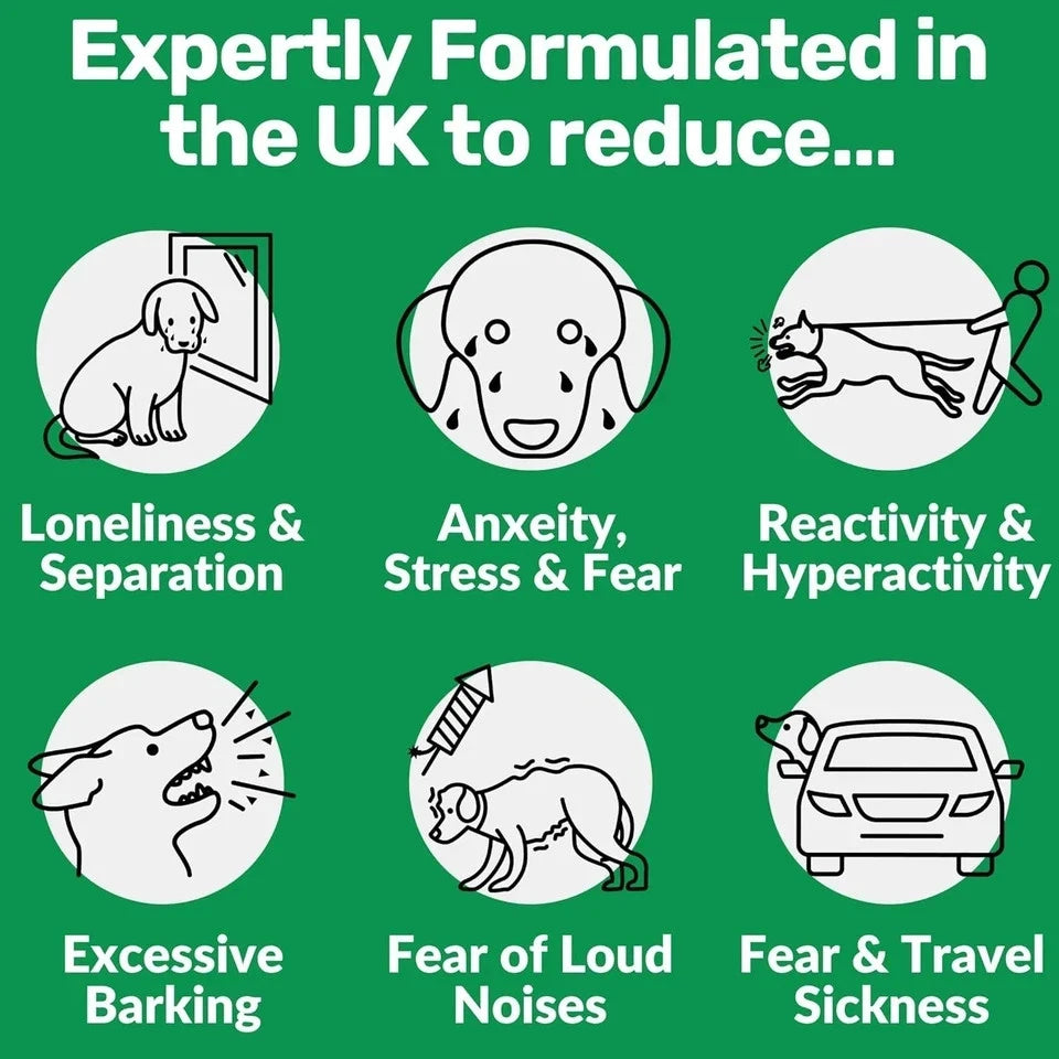NutriPaw Calming Treats For Dogs - Reduce Stress, Fear, Separation Anxiety, Bark
