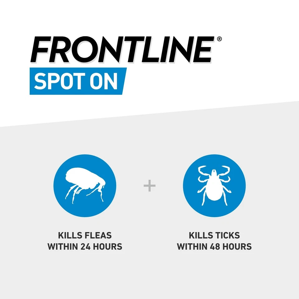 FRONTLINE SPOT-ON Flea & Tick Treatment for Small Dogs (2kg-10kg)
