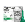 FRONTLINE PLUS Spot-On Flea and Tick Treatment for Cats (over 1kg) 6 x Pipettes
