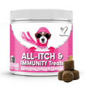 NutriPaw All-Itch Immunity Treats For Dogs - Soothe Itchy Paws, Eyes, Ears, Skin
